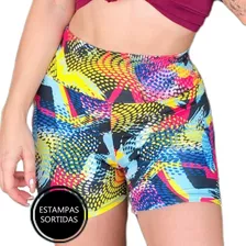 Shortinho Curto Legging Feminino Suplex Academia Casual Leg 