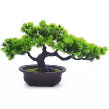 Decoracion Planta Artificial 26cm Bonsai Regalo