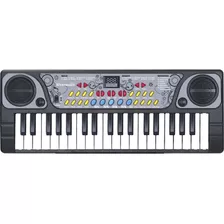 Teclado Piano Musical Center Infantil 37 Teclas C/ Microfone