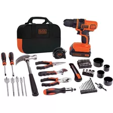 Taladro Black & Decker Inalambrico 20v Kit De 68 Piezas