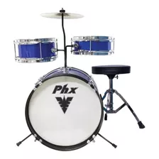 Bateria Phx Infantil 3 14 Azul Bip-14 Bl