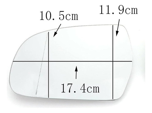 Luna Espejo Lateral Derecho Compatible Con Audi A4 2010-2016 Foto 2