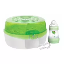 Esterilizador De Botellas De Microondas Mam, Verde, 3 Unidad