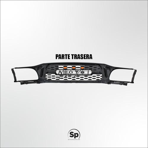 Parrilla Toyota Tacoma 2001 -2004 Negro Led Pro Trd Letras Foto 2