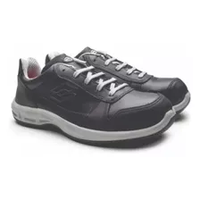  Zapatilla Cuero Seguridad Lotto Sprint Black Con Puntera 38