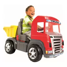 Caminhão Super Truck Pedal Com Capacete - Magic Toys 9300c