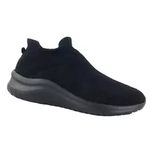 Tenis Sneakers Hombre Deportivos Cómodos Moda Negro 102-nn