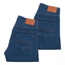 Kit 2 Calças Jeans Masculina Vilejack Stone Tradicional