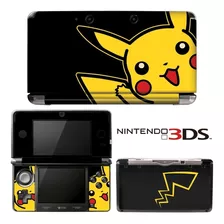 Skin 3ds Pokemon Jogo Pikachu Adesivo Laminado Com Verniz