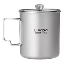 Taza Francesa Titanium Cup Lixada Pot Taza Cafetera Titanium