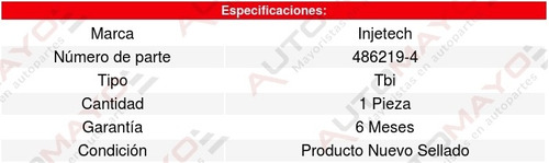 Repuesto Inyector Co 6000 4cil 2.5l 87 Al 91 8186081 Foto 2