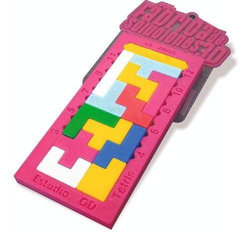 Tetris De Mesa Plástico 100% Ecológico 