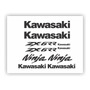 Kit Sticker Calcomania Rin Kawasaki Zx-6r Neon Reflejante M4