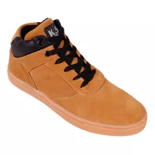 Tenis Skatista Skate Cano Alto Couro Legitmo K.s Boots® 