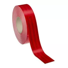 Cinta Roja 3m Reflejante Diamante 2 PuLG X 50 Yardas