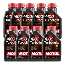 Kit 9x Motul 4100 Turbolight 10w40