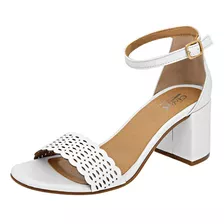 Zapatilla Casual Dama Etnia 605 Blanco Tacon 7 Cm 22-26 T7 