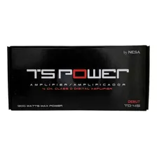 Amplificador Digital Ts Power De 4 Canales 