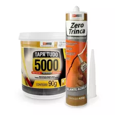 01 Massa Tapa Tudo 5000 90g + 01 Zero Trinca E Fissuras 420g