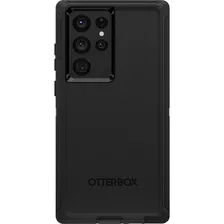 Carcasa Antigolpe Otterbox Defender Para Samsung S22 Ultra Color Negro Reforzado