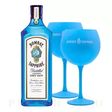 Combo Gin Bombay Sapphire + 2 Copones Celeste Paladarnegro