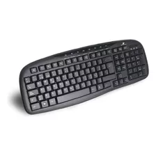 Teclado Alambrico Star Tec St-kb-2819 Multimedia Negro