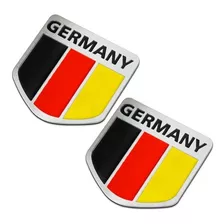 Emblema Alemania Chapa Banderas Autoadhesivas Pack X2