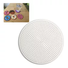 Tablero Redondo Hama Beads Midi 5mm Perler Pixel Tabla Placa