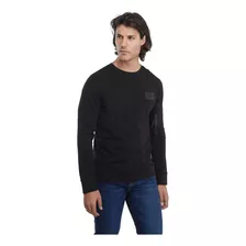 Playera Negro Manga Larga Para Hombre D.e.e.p Selection 2336