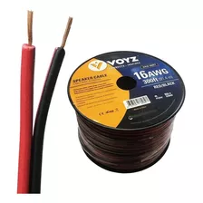 Cable Bipolar Voyz 16 Awg X 10 Metros Negro Y Rojo