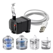 Bomba Submersa Bombinha Motor P/ Fonte Água Aquário Usb