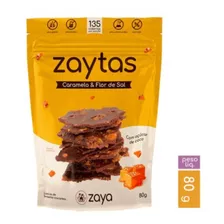 Zaytas Caramelo & Flor De Sal - Lascas De Brownie Zaya 80g