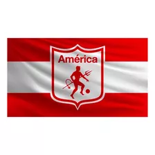 Bandera América De Cali 1.50x90cm Exterior Grande