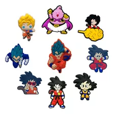 9 Imanes Dragon Ball Z De Pvc Para Refrigerador 3 Cm Goku