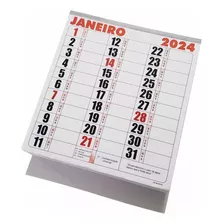 1 Bloco Refil Calendario Mensal Parede Comercial 22,5x21cm
