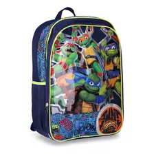 Mochila Escolar Tortugas Ninja - Nickelodeon Porta Laptop 43