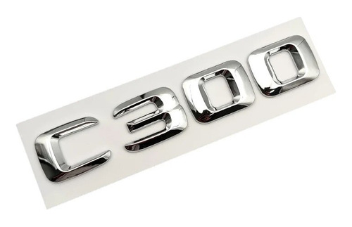 Letras Cromadas Insignia C180 4matic Para Mercedes-benz W205 Foto 8