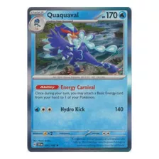 Tarjeta Pokemon Quaquaval 054/198 Hr Holo Ingles Scarlet Vio