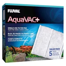 Almohadilla Filtrante Fina Fluval Aquavac Plus De 5 Piezas,