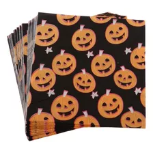 Guardanapo Estampado Abóboras Halloween - 20 Unidades