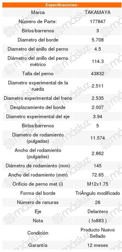 Maza Rueda Delantera Ford Aerostar Foto 2