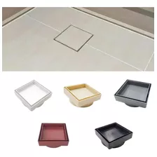 Ralo Oculto 10x10 Invisível Zero Branco Piso Porcelanato