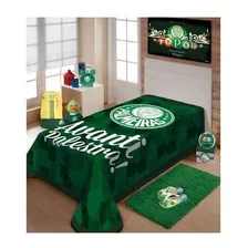 Cobertor Jolitex Ternille Licenciados Raschel Com Design Palmeiras Avanti Palestra De 2.2m X 1.8m