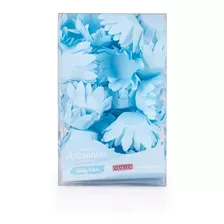 Forminhas De Doces Azul Candy Flor De Lótus 40 Unidades