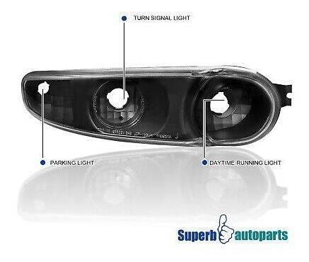 Fits 2001-2006 Gmc 01-06 Sierra Yukon Denali Bumper Lights Foto 2