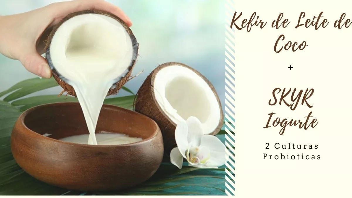 Kefir De Leite De Coco) + Skyr Yogurt Natural Infinito