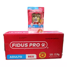 Fidus Pro Sobre P/perro Caja 20 Pzas Alimento Húmedo Res 