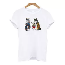 Remera Gato Yakuzas Samurai / Japon / Unicas