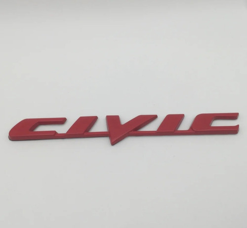Emblema Civic Para Cajuela De Metal Cromado, Honda Foto 3