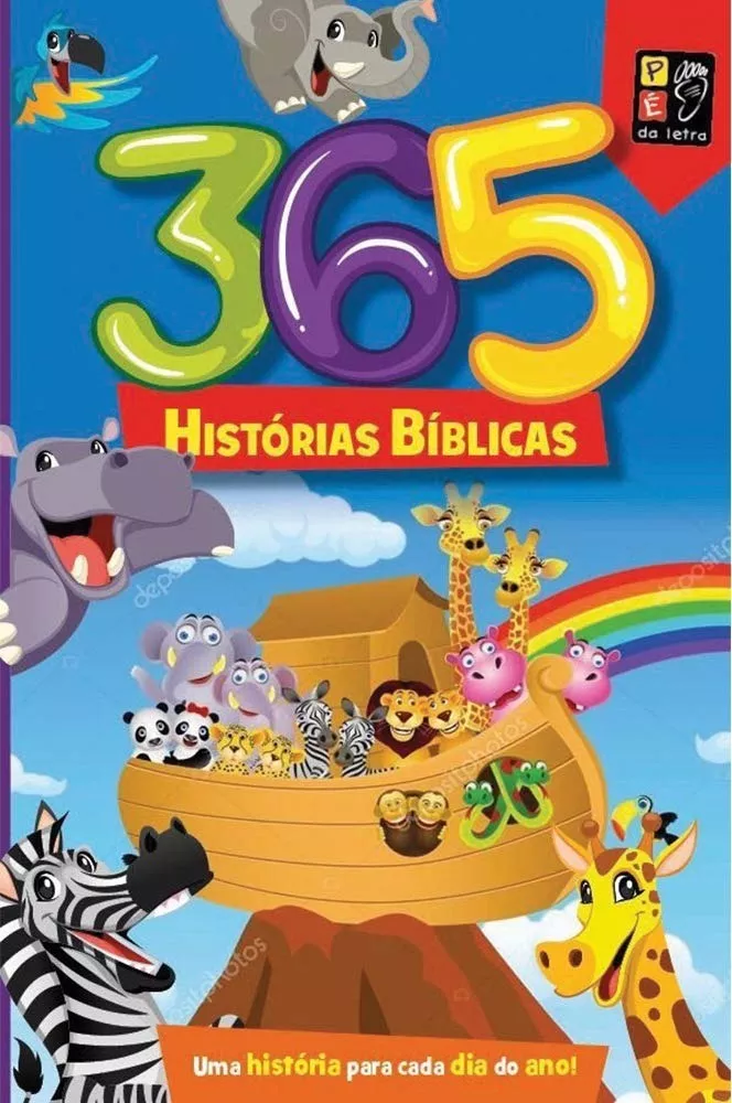 Livro Infantil Cristão - 365 Histórias Biblicas 